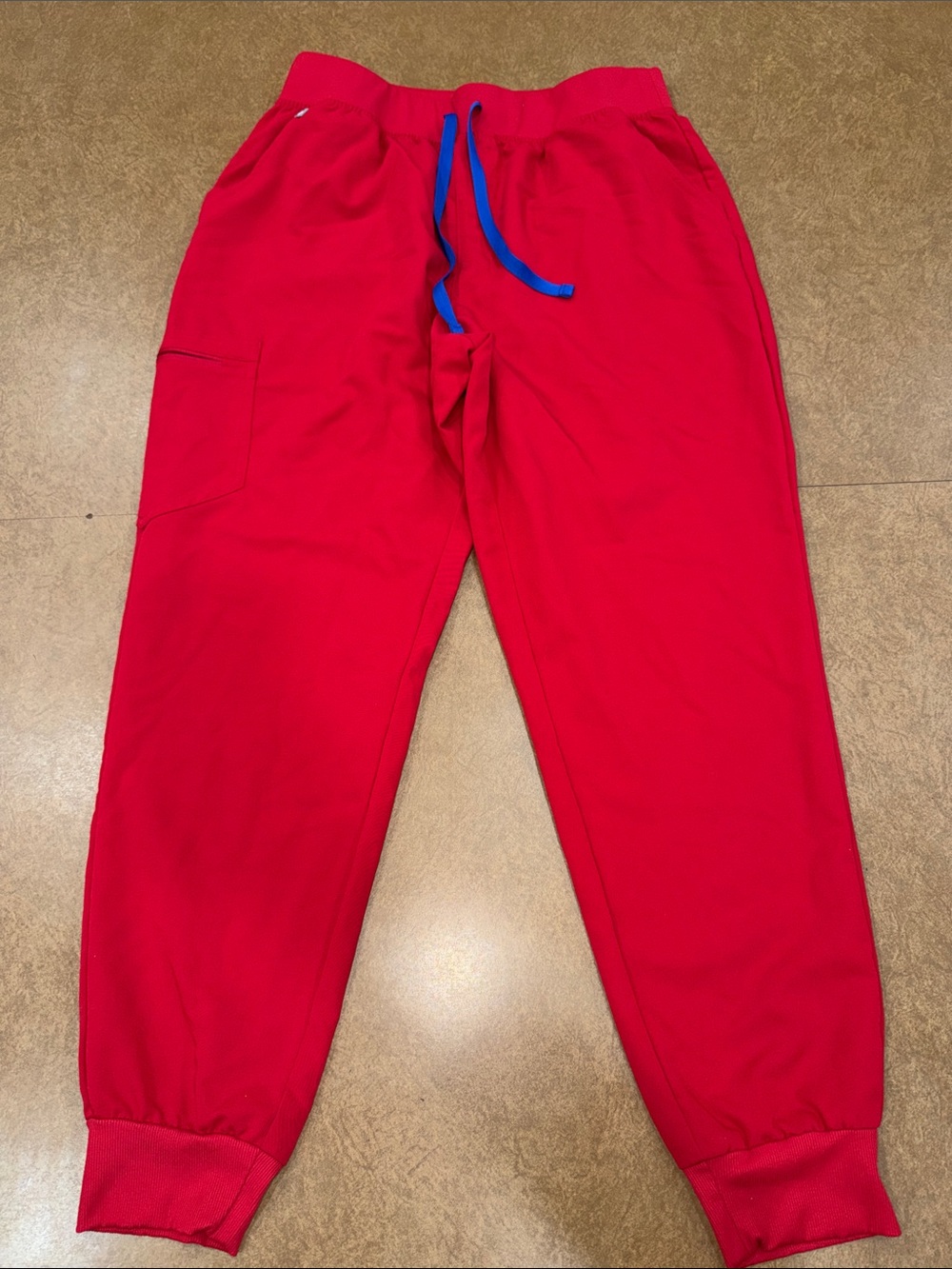 FIGS• Zamor Joggers• Winning Red with Blue Drawstring • Like NEW • Size XL